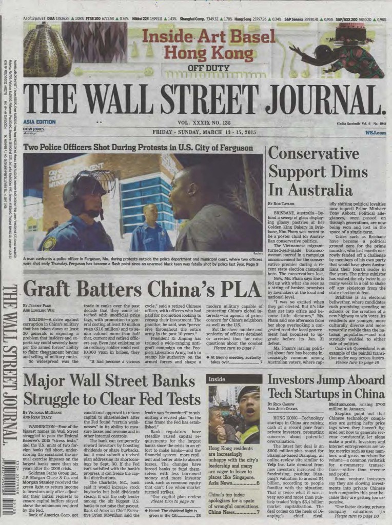Wall Street Journal Art Basel Hong Kong Pearl Lam Galleries