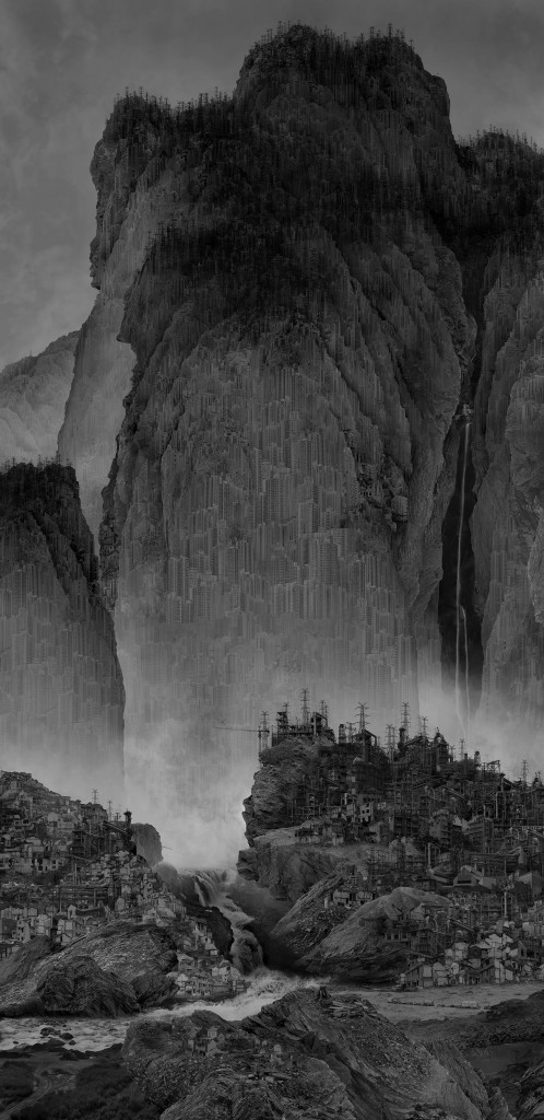 Yang Yongliang 杨泳梁 b.1980,Artificial Wonderland II – Travelers Among ...
