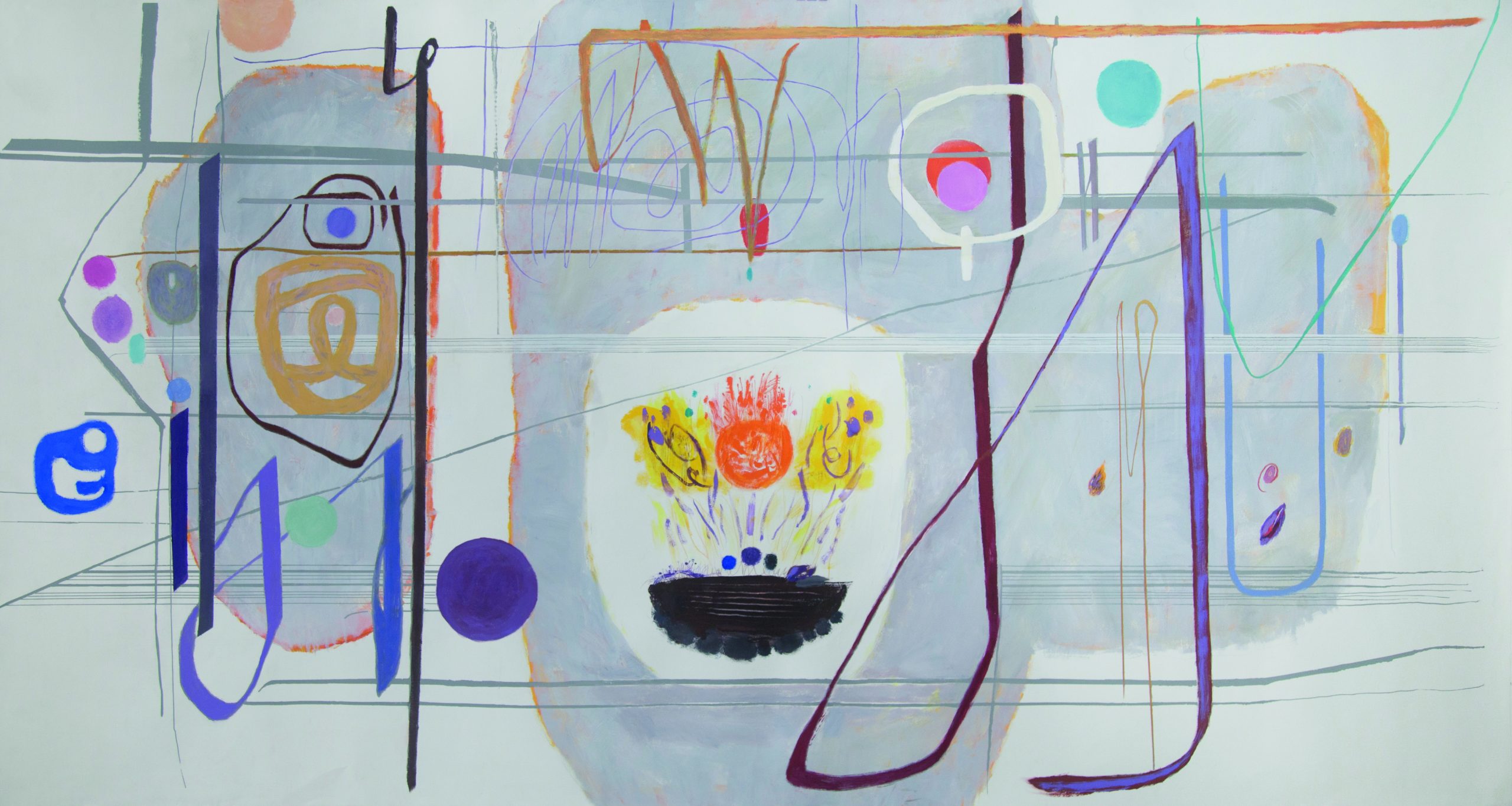 Pang Tao 厐壔b 1934 Change Of Color Gradation Grey Tone Ii 色阶的变化 灰调之二 17 Gouache And Silk Screening Printing On Paper 纸本水粉 丝网印刷 134 X 266 Cm 52 3 4 X 105 3 4 In Pearl Lam Galleries