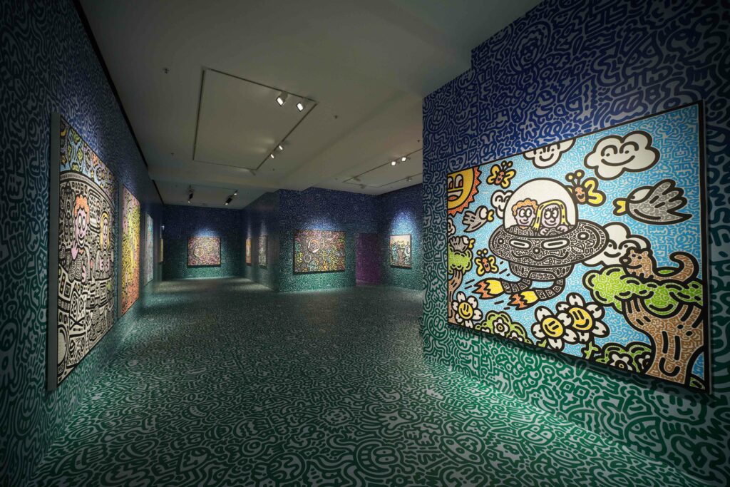 Mr Doodle in Space: Pedder Building | Pearl Lam Projects